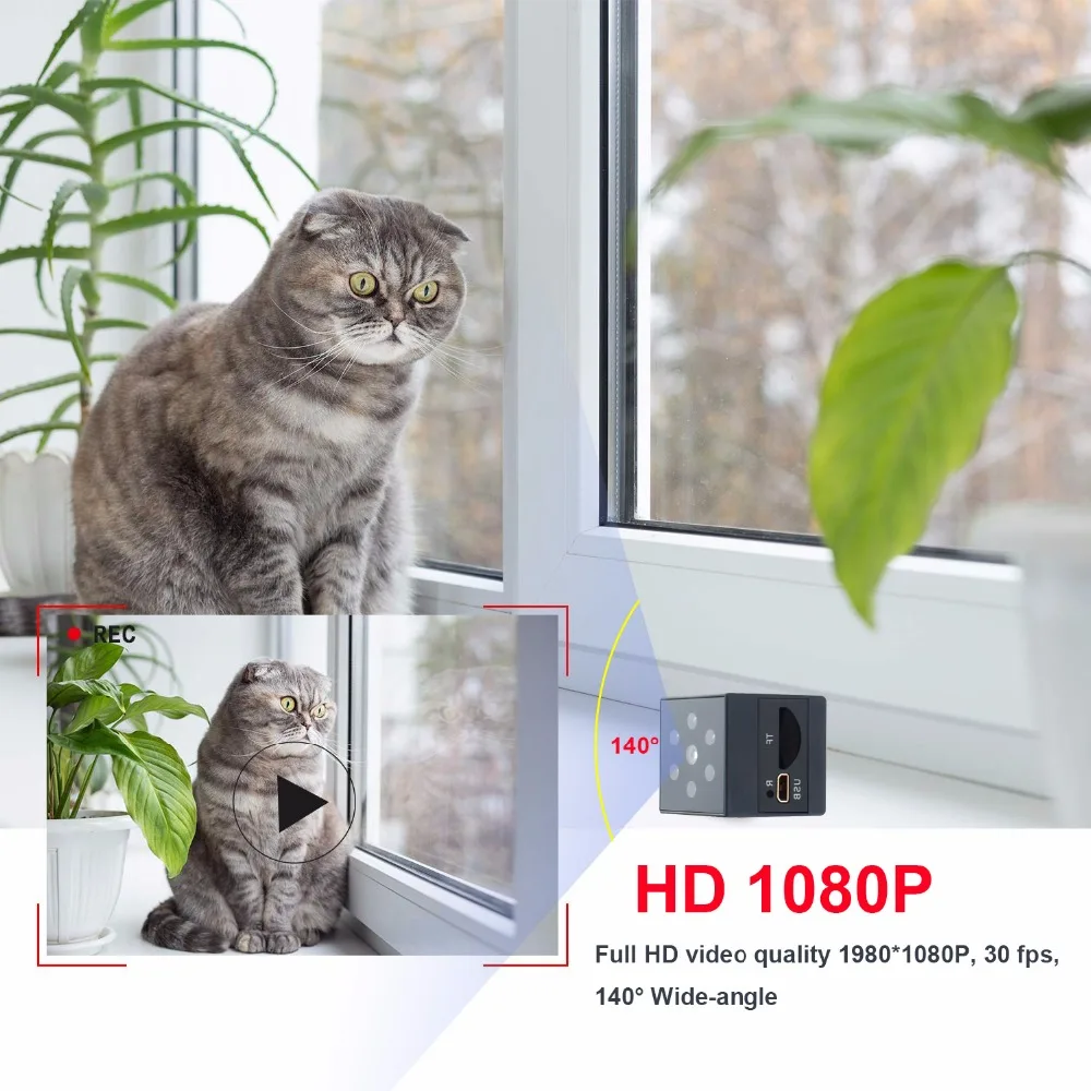 HYUCHON MD23 HD мини Спорт камера Малый cam 1080 P ночное видение видеокамера