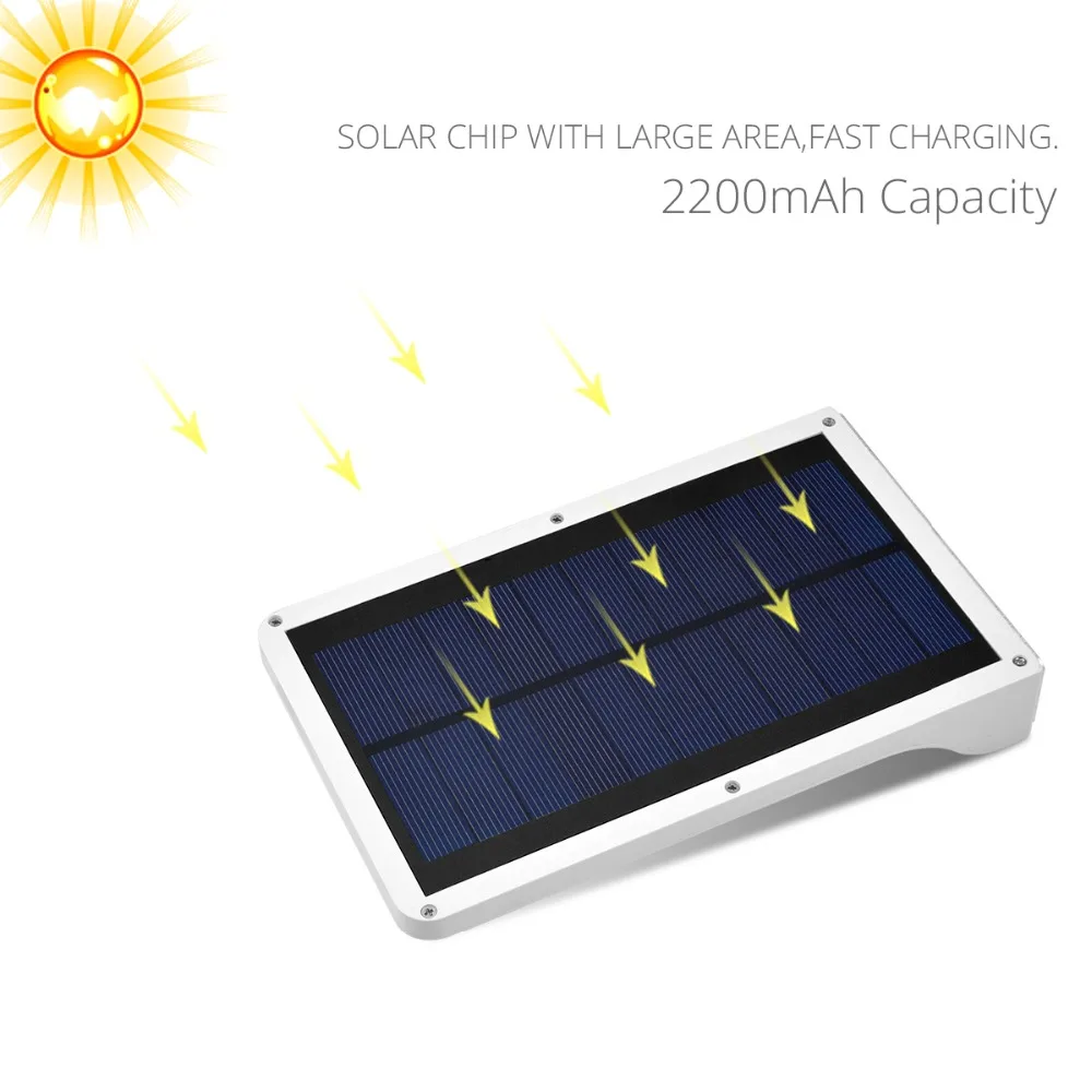4W 450LM 36 LED Солнечный свет водонепроницаемый сад лампы PIR датчик движения настенный