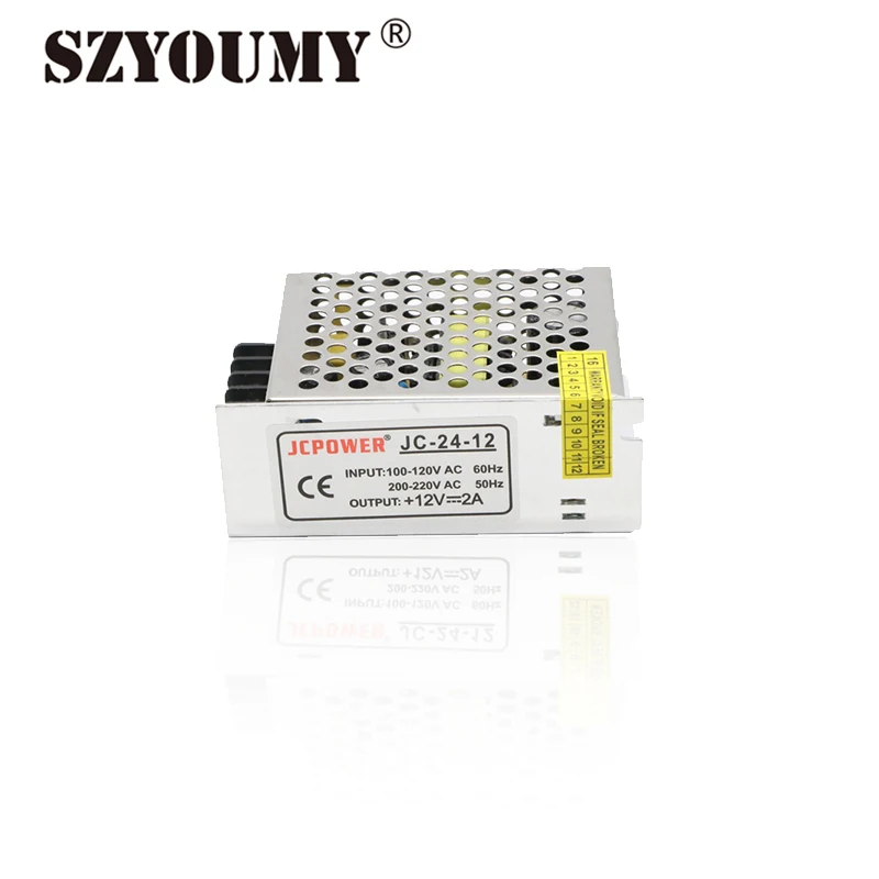 SZYOUMY 2 шт. DC 12V 2A источник питания трансформатор переключение 110V 220V адаптер