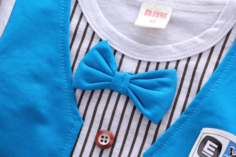 Children Casual Clothing Sets New Boy Summer Fashion Set Baby Boys Cartoon Short sleeve Shirt+Pant two-piece Suit |