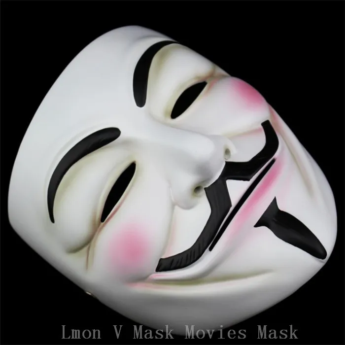 Высокое качество 100% смолы фильмы V For Vendetta Маска Смола собирать домашний декор