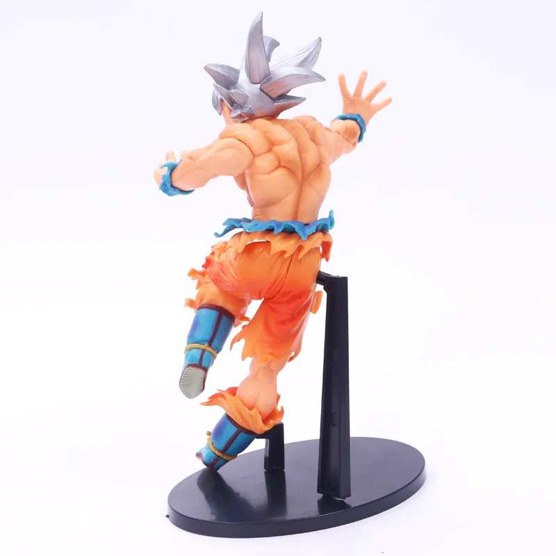 Супер фигурки из аниме 23 см с драконом белыми волосами ультра Instinct Son Goku ПВХ