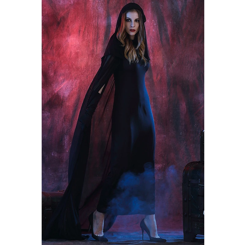 Женский костюм накидка Ходячие мертвецы с зомби страшная невеста на Хэллоуин