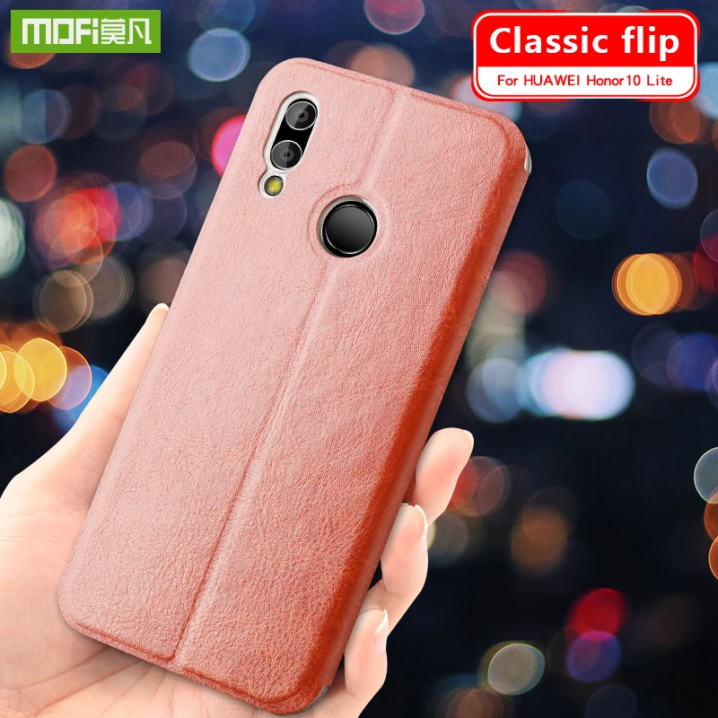 Чехол для Honor 10 lite Оригинальный Роскошный кожаный чехол-книжка серии MOFi Rui Huawei Lite