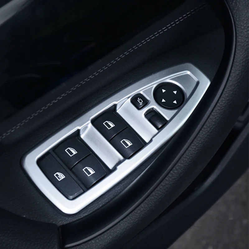 

4 шт., хромированные накладки на подлокотники для BMW X1 F48 2016-2017