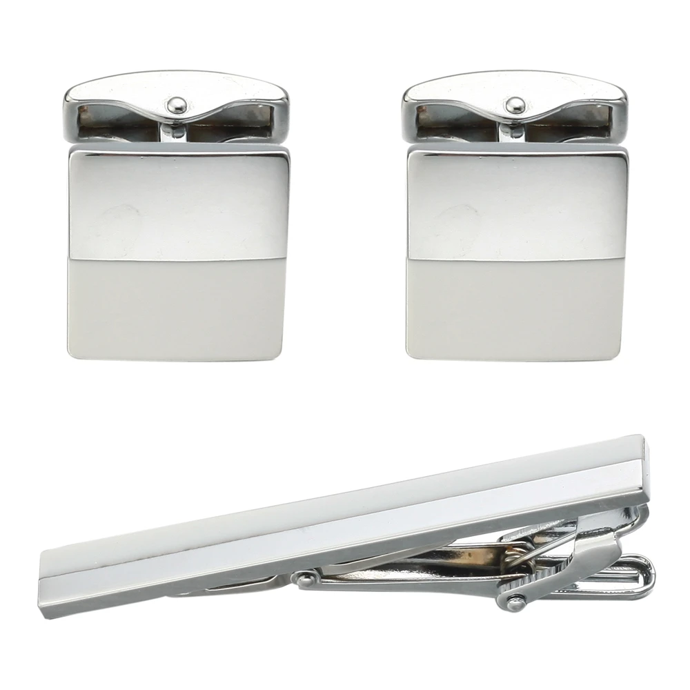 MMS брендовые черные запонки для рубашек мужские зажимы галстуков наборы свадьбы