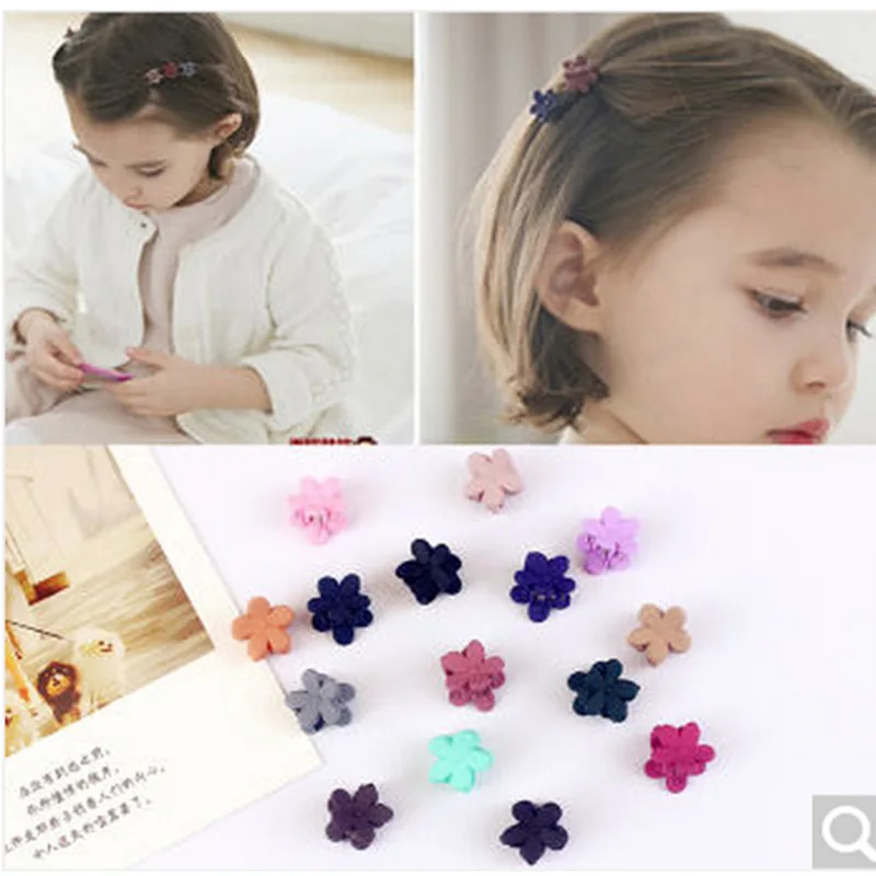 

20pcs/set Flower Hair claw Clamp Hair Clip Mini Hairpins Child Girl Hair Ornaments Cute Girls Baby Hair Accessories Gift