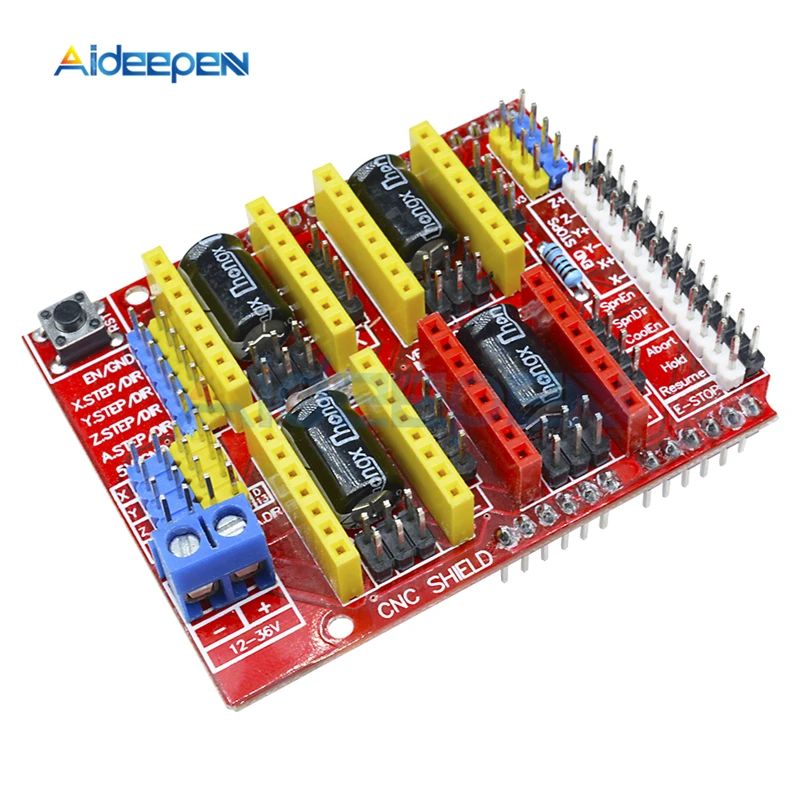 Плата расширения для щита CNC A4988 плата V2.0 V3.0 V4.0 модуль драйвера Arduino Комплект