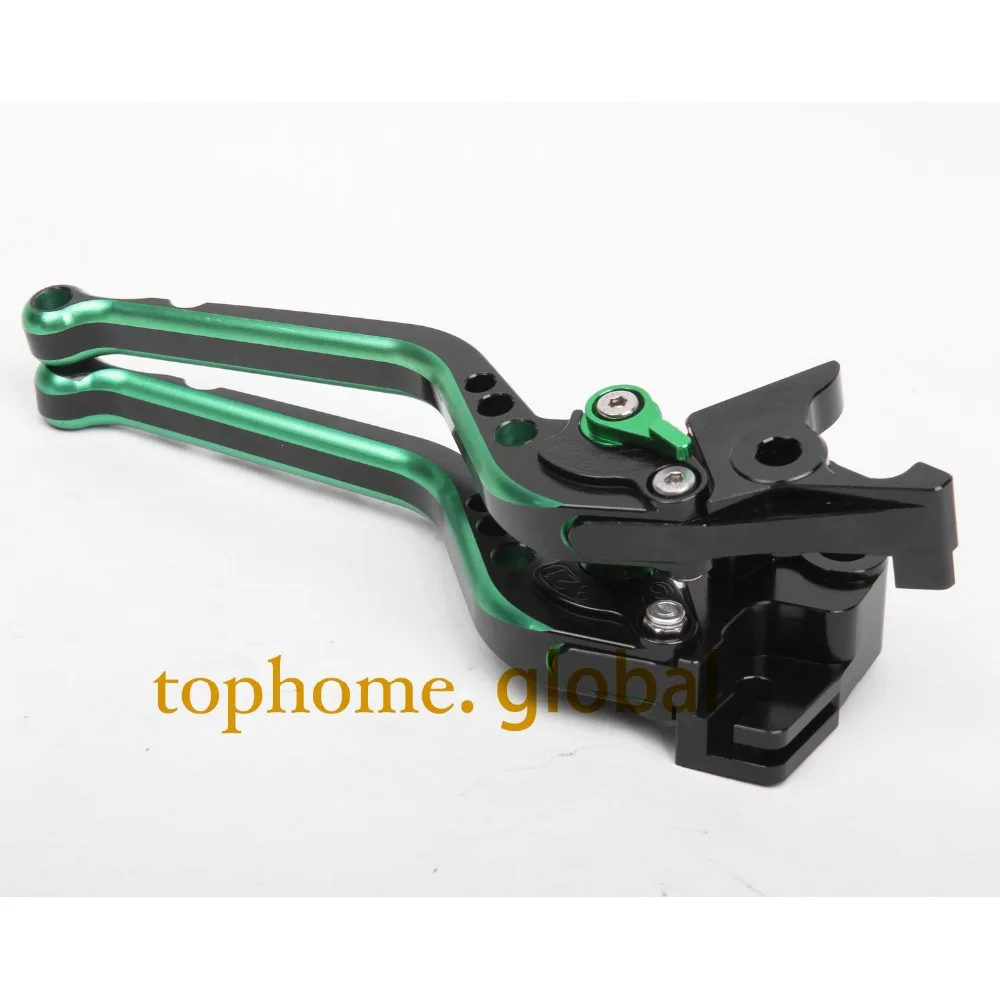 CNC Мотоциклы сцепные рычаги обычный размер смешанный черный и зеленый цвет для