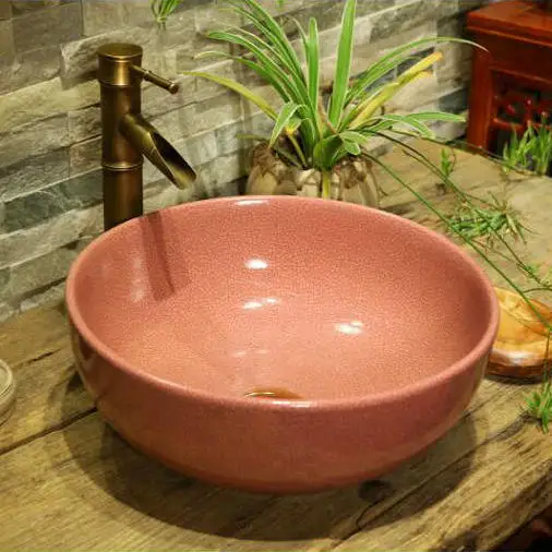 3 размера 5 цветов раковины из керамики в ванную комнату 30 см 35 см|bathroom vessel sinks|bathroom