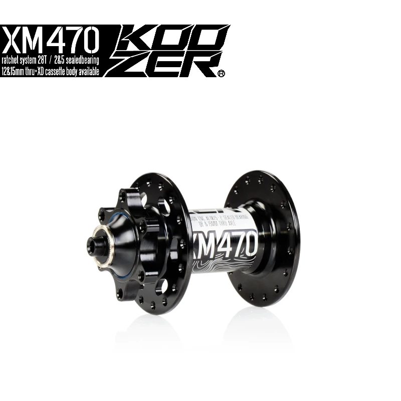 Передняя Ступица Koozer XM470 2 герметичных подшипника дисковые тормоза передние