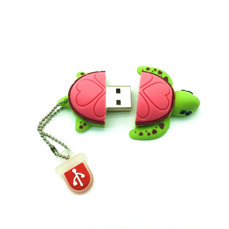 Милый USB флеш-накопитель 8 ГБ мультяшный черепаха карта памяти 32 Гб 4 64 16 морская 2 0