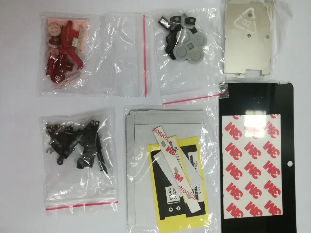 Полностью закрытый корпус для 3DS чехол сменные детали ремонта с набором кнопок +