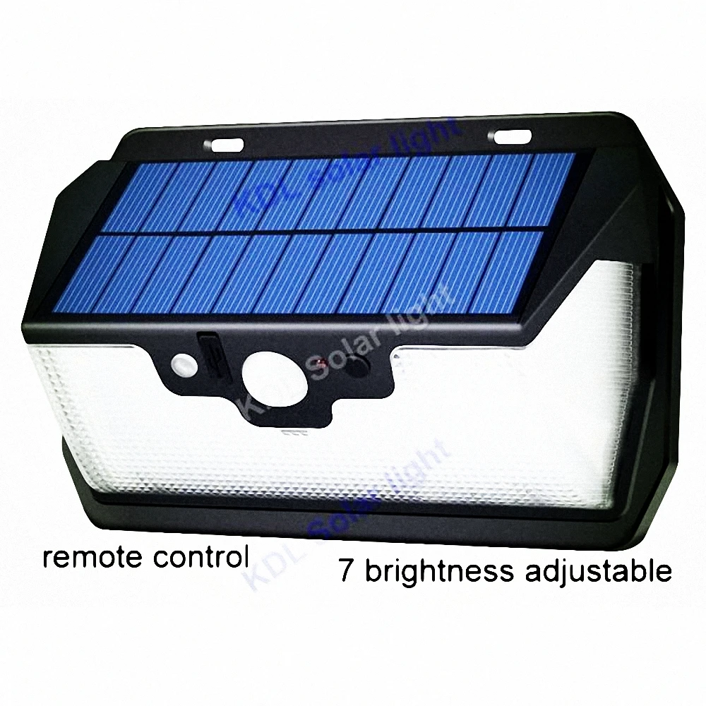 55 светодиодов солнечный светильник с дистанционным управлением радар 3 боковой