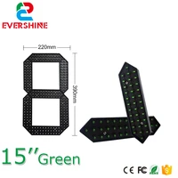 15 green red and white color digital numbers module led digital display 7 segment moduleled number display