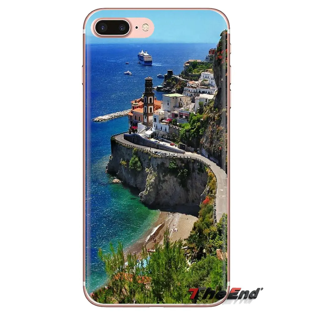 Для Xiaomi Redmi 4A S2 Note 3 3S 4 4X 5 Plus 6 7 6A Pro Pocophone F1 прозрачный мягкий чехол красивый Positano Amalfi
