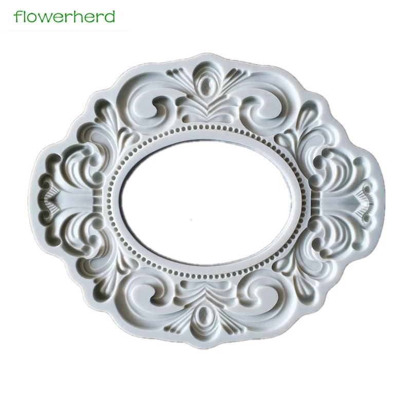 

Большая рамка для фото в европейском стиле, силиконовая форма, помадка, украшение торта, инструмент для шоколадных конфет, инструменты для у...