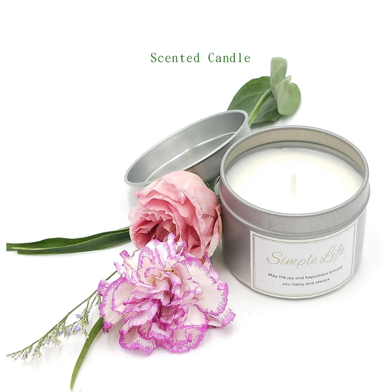 1 шт. ароматические свечи роскошная Ароматизированная соевая банка для