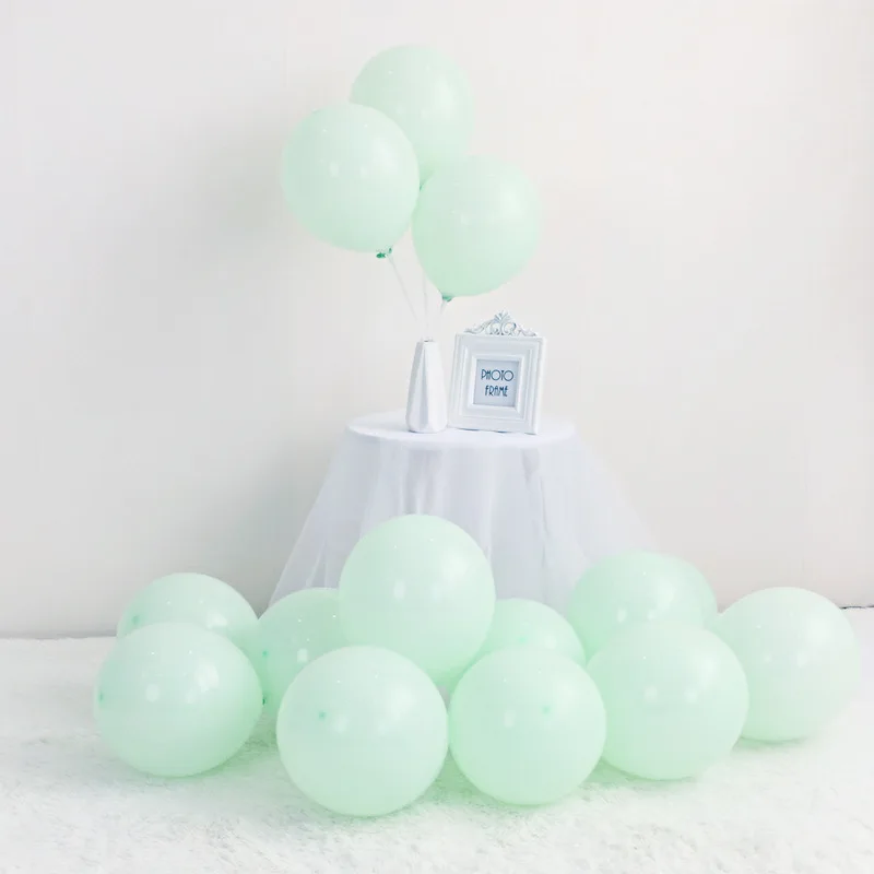 Green 100 шт./лот 5/10/36 дюймов Макарон латексные шары для свадьбы, дня рождения украшения Globos Baby Shower девочка День рождения воздушный шар с гелием - Цвет: Green