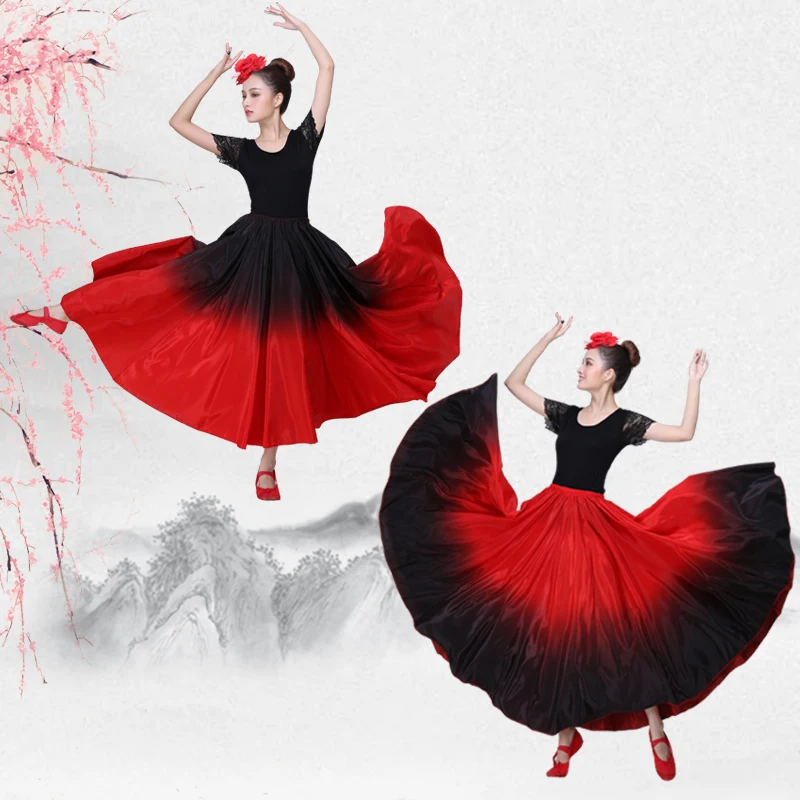 Испанская коррида танцевальная юбка для Фламенко танца живота костюмы испанских