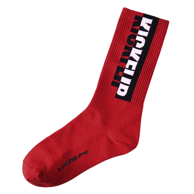 Li Ning/мужские спортивные носки удобные 24 26 см хлопок полиэстер акрил спандекс с