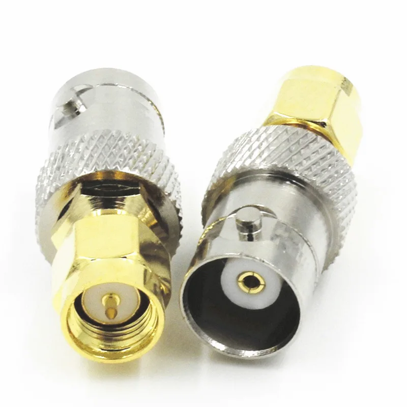 Медный SMA штекер BNC Гнездовой разъем Коаксиальный RF Коаксиальная антенна