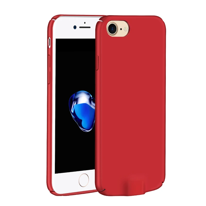 Red S-GUARD QI Беспроводной зарядки Зарядное устройство приемник TPU чехол крышка оболочки для iphone 6 6s 7 Plus iphone 6 iphone 6 6s 7 4,7 5,5 дюймов - Цвет: Red