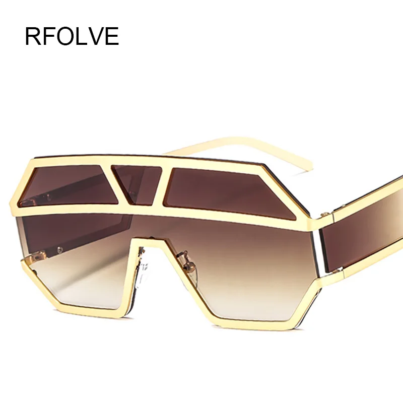 Солнцезащитные очки RFOLVE квадратные большие женские брендовые модные роскошные