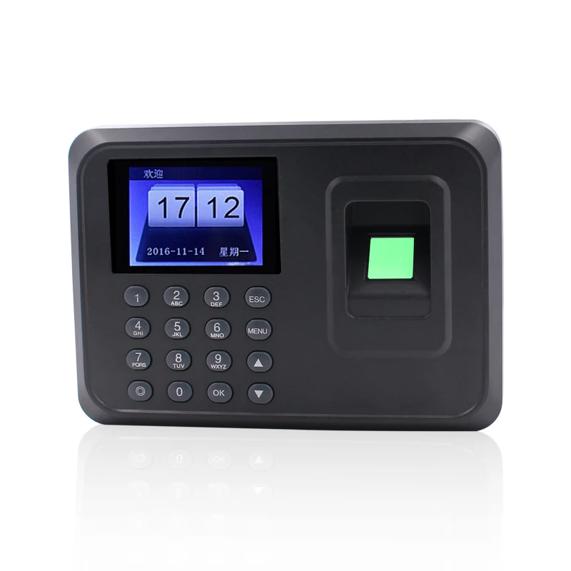 YK&ampSCAN Biometric Fingerprint Time Attendance Clock Recorder Employee Recognition Device Electronic Black | Компьютеры и офис