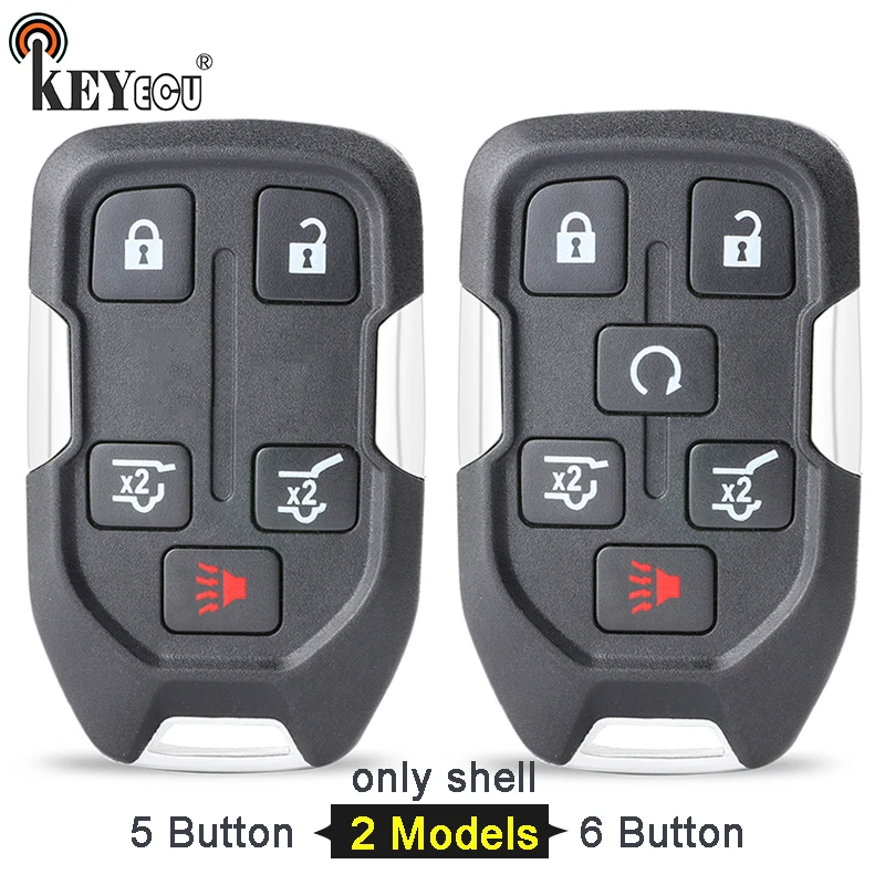 KEYECU для Chevrolet Suburban Tahoe GMC Yukon XL Замена 4 + 1 5/ 5 6 кнопочный смарт пульт дистанционного