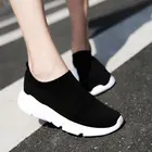 MWY женская повседневная обувь Дышащие Трикотажные сетчатые носки кроссовки унисекс Zapatilla Mujer прогулочные женские кроссовки размера плюс