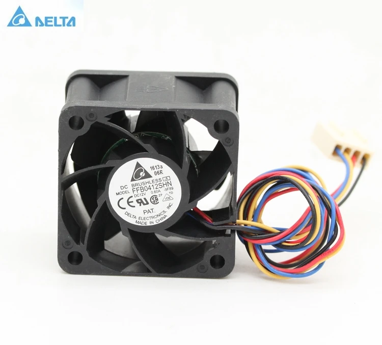 for delta FFB0412SHN 12V 0.60A 40mm 4cm DC PWM server inverter case axial cooling fans