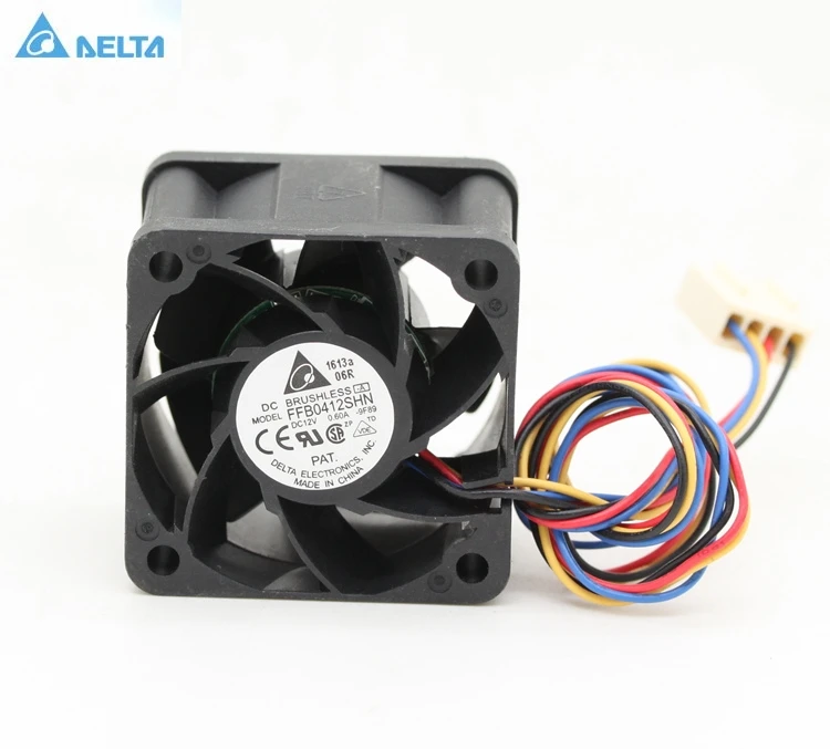 Для delta FFB0412SHN 12V 0.60A 40 мм 4 см DC ШИМ серверный инвертор корпус осевого охлаждения