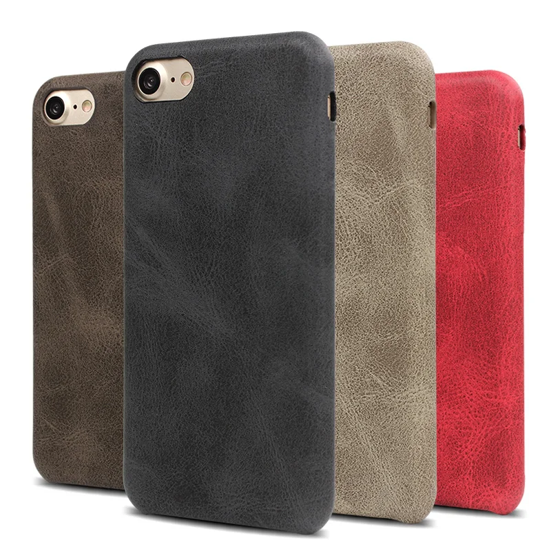 GYKZ Retro Imitation Genuine Leather PU Cases For iPhone X 7 Plus 6 6s 8 Back Cover Case iphone Fundas | Мобильные телефоны и