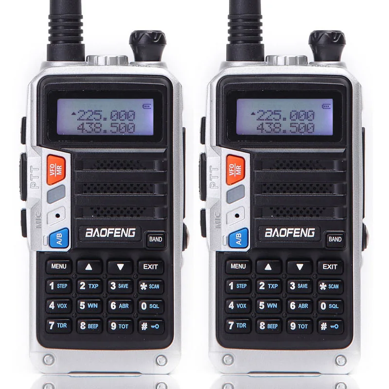 2 шт BaoFeng UV-S9 8 Вт мощная рация VHF/UHF136-174Mhz& 400-520 МГц Двухдиапазонная 10 км дальность портативная двухсторонняя рация