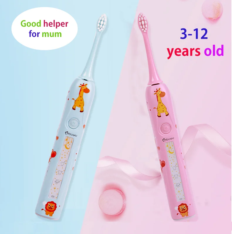 3 режима мягкая щетка головка автоматическая детская звуковая электрическая