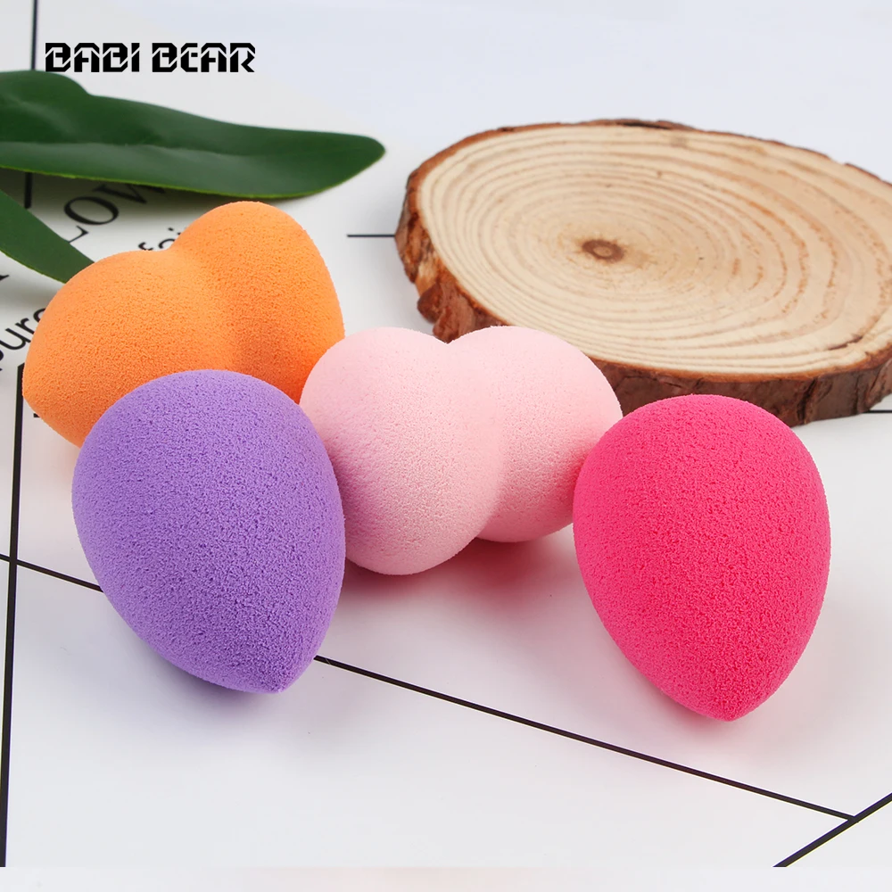 BABI BEAR 1/4 шт. основа губка для лица Косметика губ косметические спонжи красота