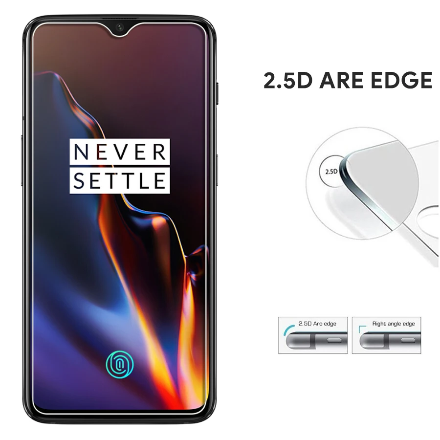 2.5D Закаленное стекло для Oneplus 6 6T 5T 3 3T 9H Взрывозащищенная защитная пленка Oneplus6 six 1 +