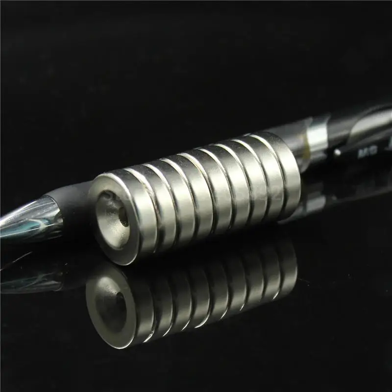 50 шт. Круглые неодимовые магниты с потайным кольцом диаметр 25x5 мм 5 2 мм|countersunk ring