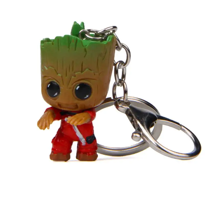 Green Rongji ювелирные изделия стражи Галактики брелок Мстители Марвел Тор топор ключ для мужчин женщин ювелирные изделия аксессуары - Цвет: Green