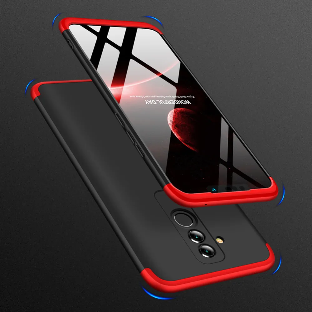 

360 Full Protection Case For Huawei Mate 20 Lite Back Cover shockproof case For Huawei Mate 20 Lite Maimang 7 case + glass Film