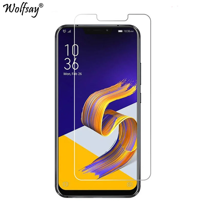 2 шт. закаленное стекло Asus ZenFone 5Z ZS620KL / Zenfone 5 2018 ZE620KL ASUS_X00QD защита экрана 9H Премиум