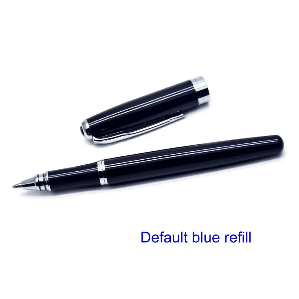 Black Pen-Blue ink CCCAGYA A201 китайский стиль многоцветный металлический корпус гелевая ручка. Канцелярские принадлежности для офиса и школы, 0,5 мм наконечник для письма металлические подарки ручка - Цвет: Black Pen-Blue ink