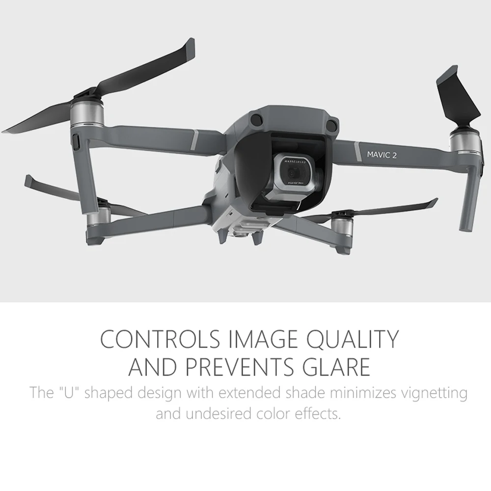 PGYTECH Mavic 2 камера Антибликовая Защитная крышка бленда для объектива