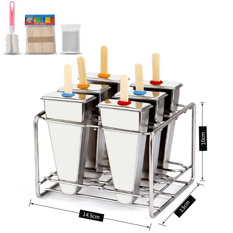 Форма в виде палочки из нержавеющей стали формочки для эскимо 10 ячеек