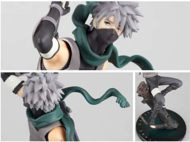 

Shippuden Anbu Ninja dark Hatake Kakashi 20cm PVC Action Figure Figurine statue model toy T30