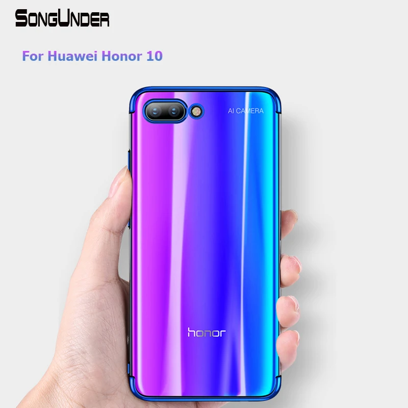 

For Huawei Honor 10 Case Transparent TPU Soft Silicone Thin Fundas Coque Back Cover for Honor 10 10Lite 8 9X 20 Pro Phone Cases