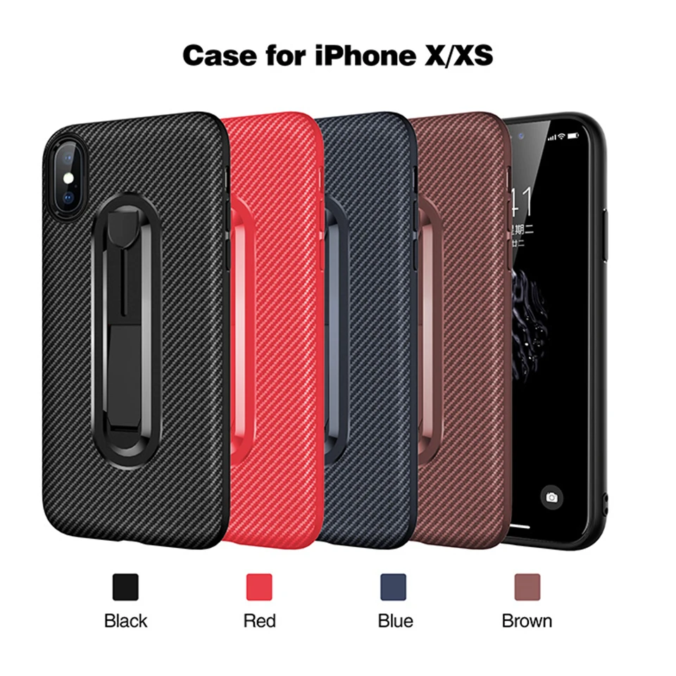 Luxury Armor TPU Silicone Case For iphone XS MAX XR X SE 5 5s 6 6s 7 8 Plus Cover Carbon fiber texture back Soft Phone Cases |