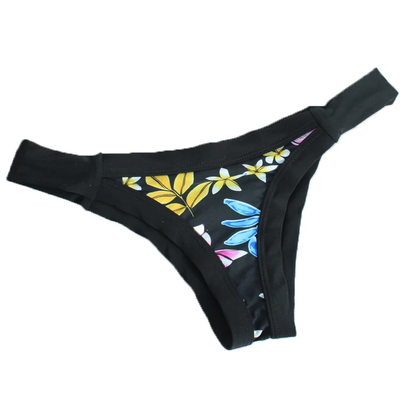 Black Floral Printed Swimwear Women 2017 Hot Mesh Patchwork Swimsuit Female Low Waist Bikinis Set Summer Brazilian Bathing Suits |