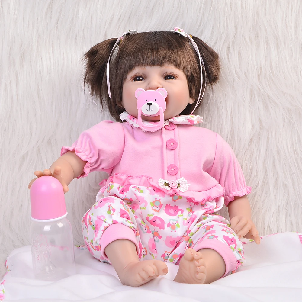 

NPK bebes reborn girl dolls 22 "Мягкие силиконовые куклы reborn baby для детей подарок на день рождения ребенка настоящие born bonecas